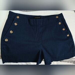Banana Republic Women's Dark Blue High Waist Shorts
